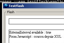Flash dans XUL